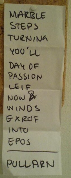 Setlist Grave, Siegen Vortex Sep 2012